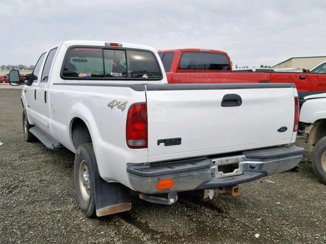 1FTSW31F91EA52114 - 2001 FORD F350 SRW S WHITE photo 3