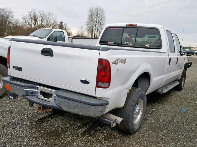 1FTSW31F91EA52114 - 2001 FORD F350 SRW S WHITE photo 4