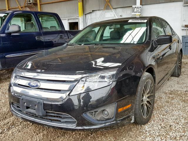 3FAHP0HA0BR168886 - 2011 FORD FUSION SE BLACK photo 2