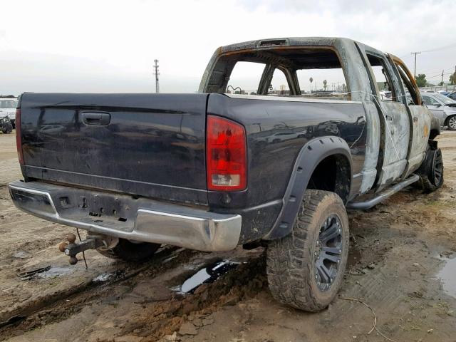 3D7KS29C26G219791 - 2006 DODGE RAM 2500 BLACK photo 4