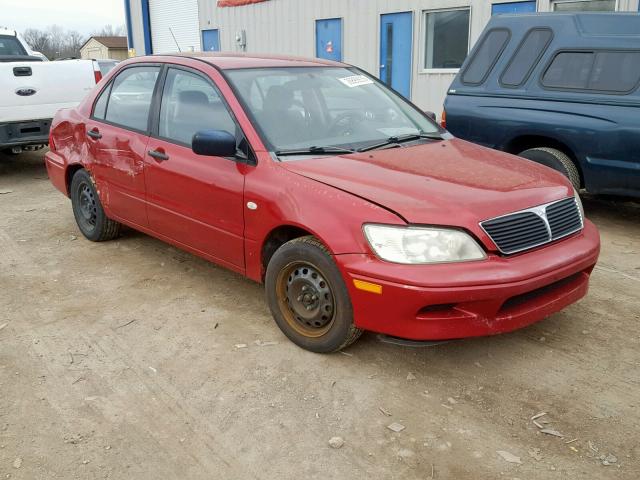 JA3AJ26E03U004173 - 2003 MITSUBISHI LANCER ES BURGUNDY photo 1