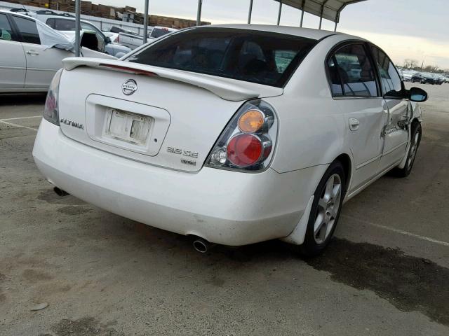 1N4BL11DX4C132930 - 2004 NISSAN ALTIMA SE WHITE photo 4