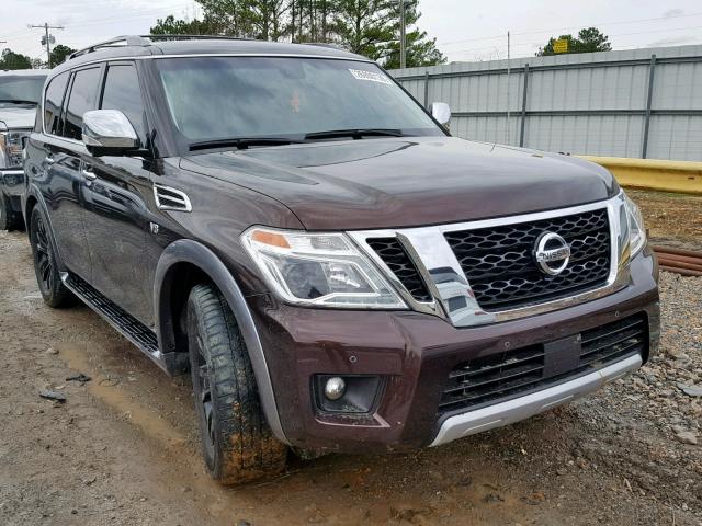 JN8AY2NF9H9300086 - 2017 NISSAN ARMADA PLA BROWN photo 1