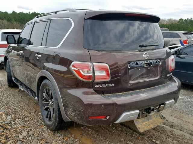 JN8AY2NF9H9300086 - 2017 NISSAN ARMADA PLA BROWN photo 3