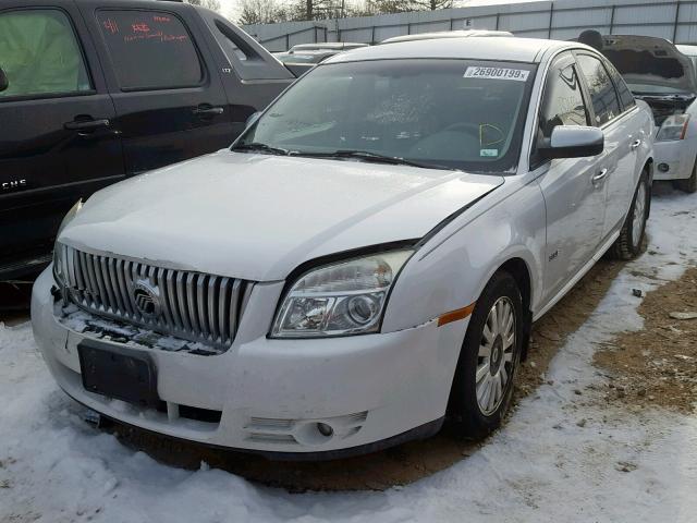 1MEHM40W58G625028 - 2008 MERCURY SABLE LUXU WHITE photo 2