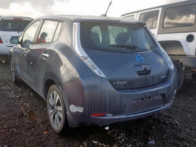 1N4AZ0CP7DC404247 - 2013 NISSAN LEAF S CHARCOAL photo 3