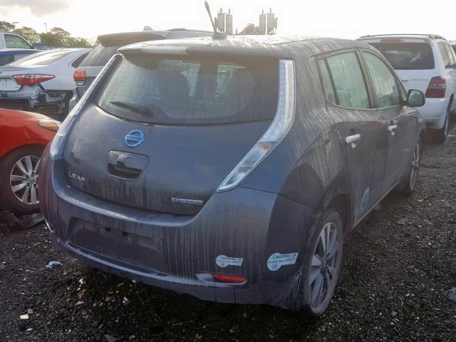 1N4AZ0CP7DC404247 - 2013 NISSAN LEAF S CHARCOAL photo 4