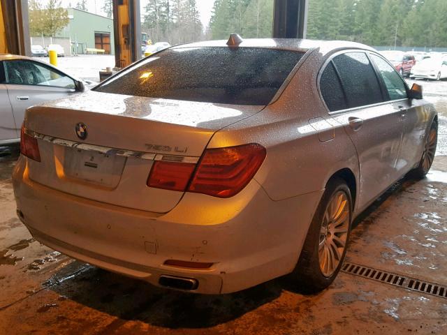 WBAKB83599CY59279 - 2009 BMW 750 LI SILVER photo 4