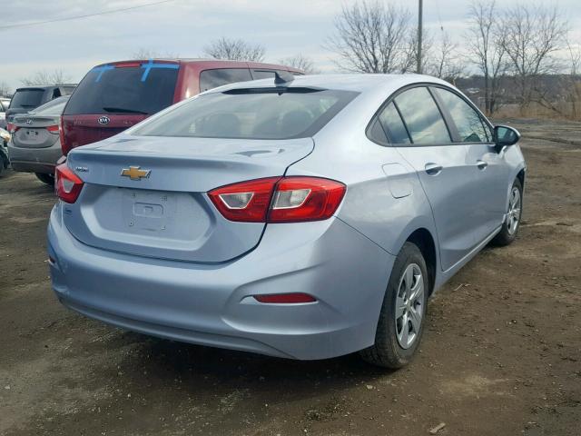 1G1BC5SM2J7129260 - 2018 CHEVROLET CRUZE LS BLUE photo 4