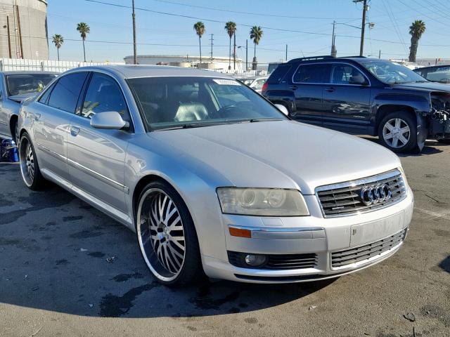 WAUML44E94N024616 - 2004 AUDI A8 L QUATT SILVER photo 1