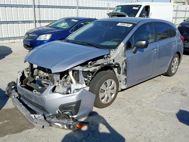 JF1GPAA60E8300350 - 2014 SUBARU IMPREZA BA SILVER photo 2