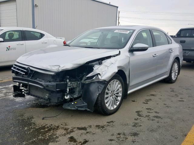 1VWBS7A35GC036860 - 2016 VOLKSWAGEN PASSAT SE SILVER photo 2