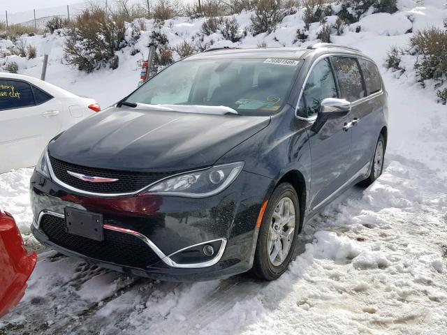 2C4RC1GG8JR276053 - 2018 CHRYSLER PACIFICA L BLACK photo 2