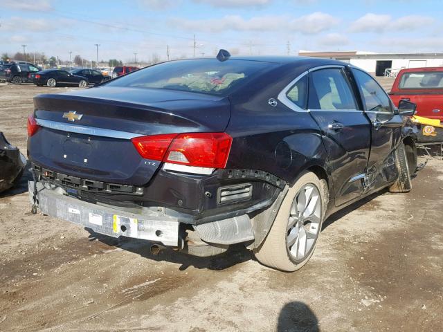 2G1145SL3E9160988 - 2014 CHEVROLET IMPALA LTZ PURPLE photo 4