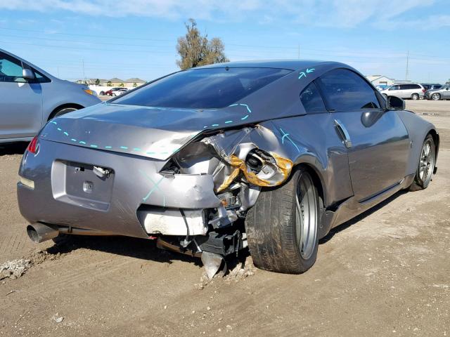 JN1BZ34D67M505396 - 2007 NISSAN 350Z COUPE GRAY photo 4