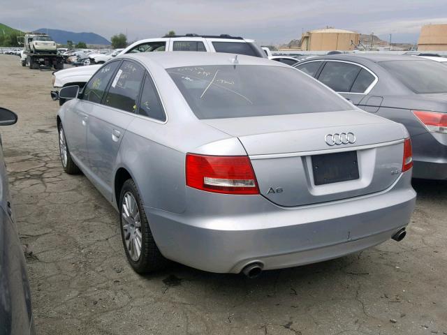 WAUAH74F38N089837 - 2008 AUDI A6 3.2 SILVER photo 3