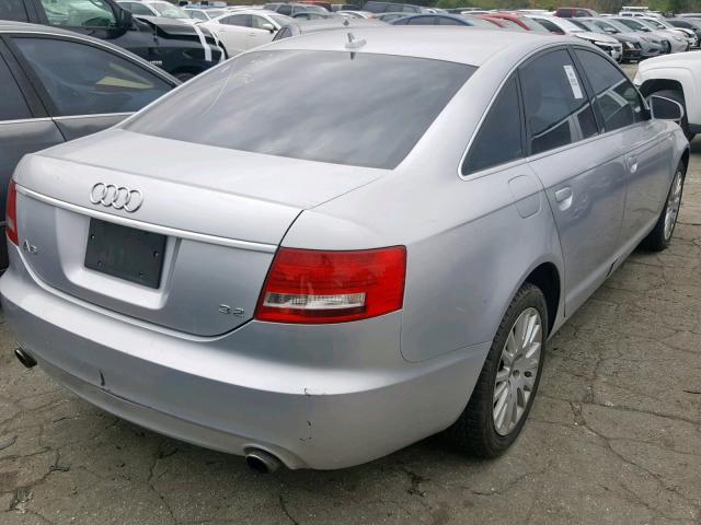 WAUAH74F38N089837 - 2008 AUDI A6 3.2 SILVER photo 4