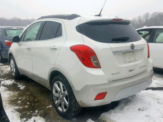 KL4CJCSB5DB189632 - 2013 BUICK ENCORE WHITE photo 3