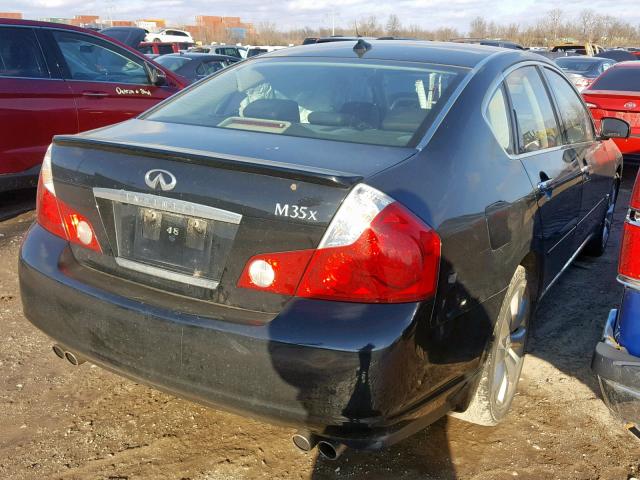 JNKAY01F17M458938 - 2007 INFINITI M35 BASE BLACK photo 4