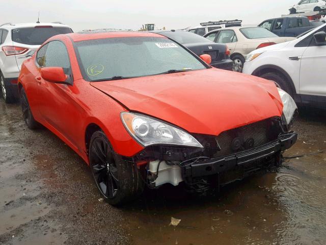 KMHHT6KD5AU004273 - 2010 HYUNDAI GENESIS CO RED photo 1