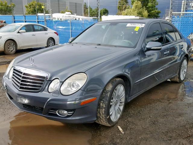 WDBUF56X28B248122 - 2008 MERCEDES-BENZ E 350 GRAY photo 2