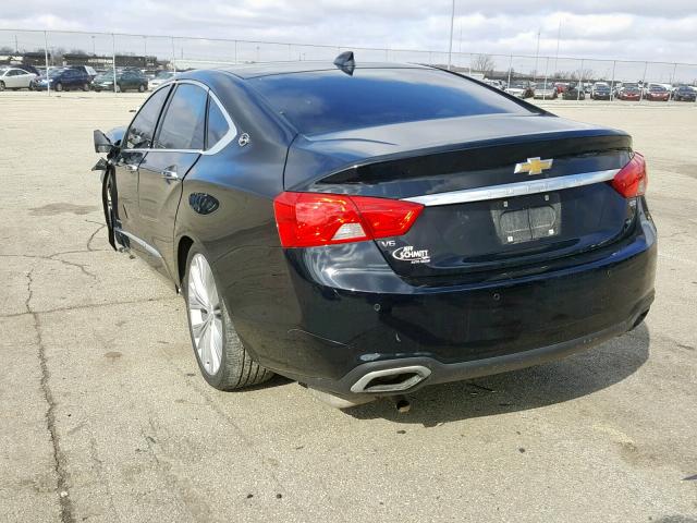 2G1165S37F9230889 - 2015 CHEVROLET IMPALA LTZ BLACK photo 3