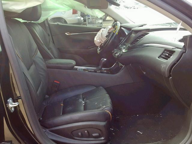 2G1165S37F9230889 - 2015 CHEVROLET IMPALA LTZ BLACK photo 5