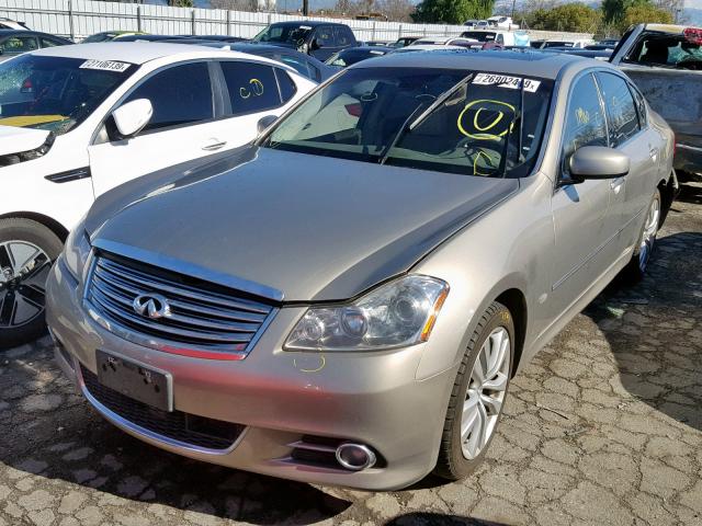 JN1CY0AP6AM910069 - 2010 INFINITI M35 BASE TAN photo 2