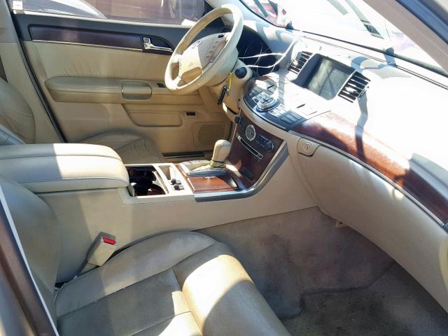 JN1CY0AP6AM910069 - 2010 INFINITI M35 BASE TAN photo 5