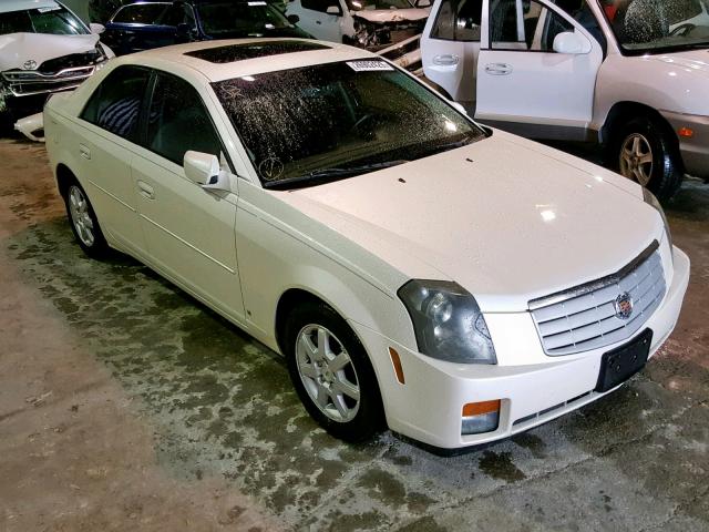 1G6DM57T170100463 - 2007 CADILLAC CTS WHITE photo 1