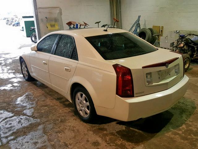 1G6DM57T170100463 - 2007 CADILLAC CTS WHITE photo 3