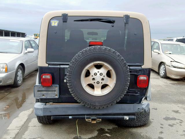 1J4FA49S34P749546 - 2004 JEEP WRANGLER / BLACK photo 6