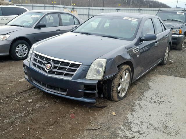 1G6DW67V380112407 - 2008 CADILLAC STS BLUE photo 2