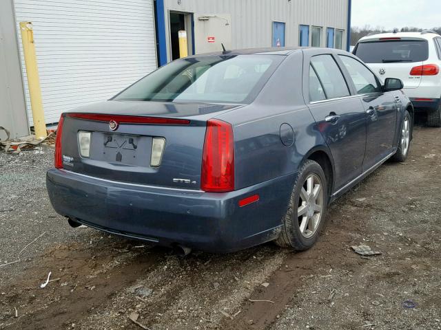 1G6DW67V380112407 - 2008 CADILLAC STS BLUE photo 4