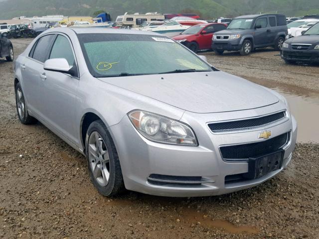 1G1ZC5EB3AF273544 - 2010 CHEVROLET MALIBU 1LT SILVER photo 1