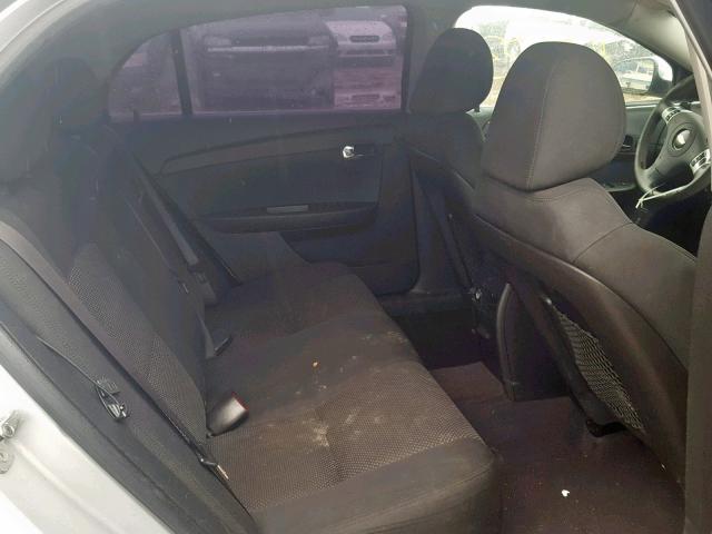 1G1ZC5EB3AF273544 - 2010 CHEVROLET MALIBU 1LT SILVER photo 6