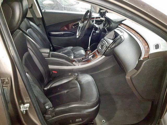 1G4GD5GG3AF133459 - 2010 BUICK LACROSSE C GRAY photo 5