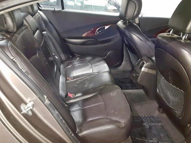 1G4GD5GG3AF133459 - 2010 BUICK LACROSSE C GRAY photo 6