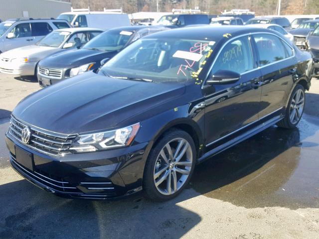 1VWDT7A30HC075962 - 2017 VOLKSWAGEN PASSAT R-L BLACK photo 2