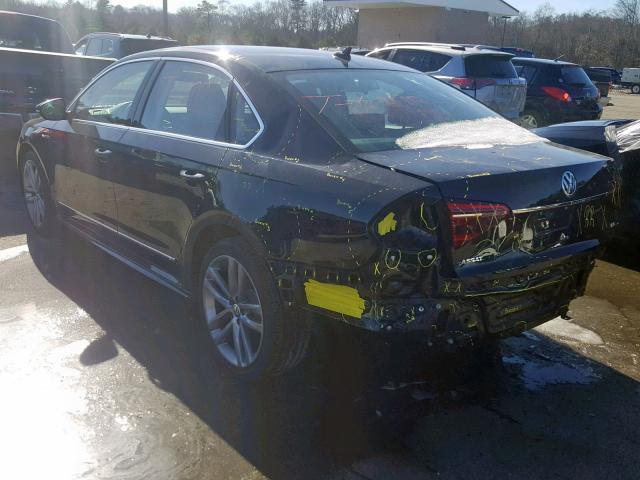 1VWDT7A30HC075962 - 2017 VOLKSWAGEN PASSAT R-L BLACK photo 3
