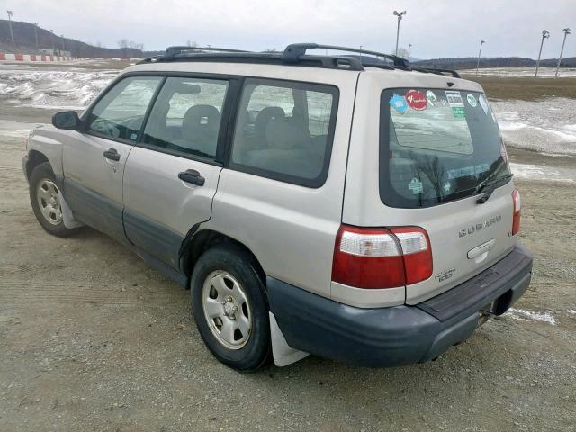 JF1SF63511H720983 - 2001 SUBARU FORESTER L GRAY photo 3