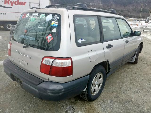 JF1SF63511H720983 - 2001 SUBARU FORESTER L GRAY photo 4