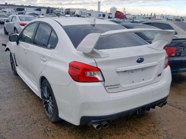 JF1VA2M67H9808114 - 2017 SUBARU WRX STI WHITE photo 3