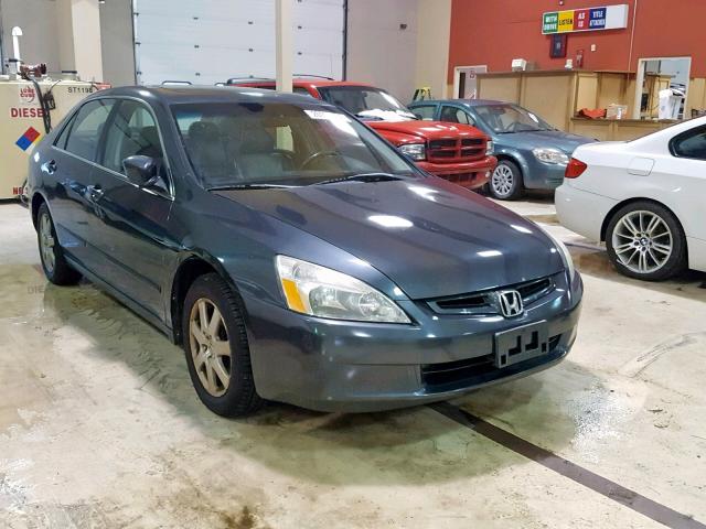 1HGCM66545A007625 - 2005 HONDA ACCORD EX GRAY photo 1