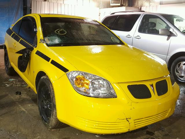 1G2AL18F887215837 - 2008 PONTIAC G5 YELLOW photo 1