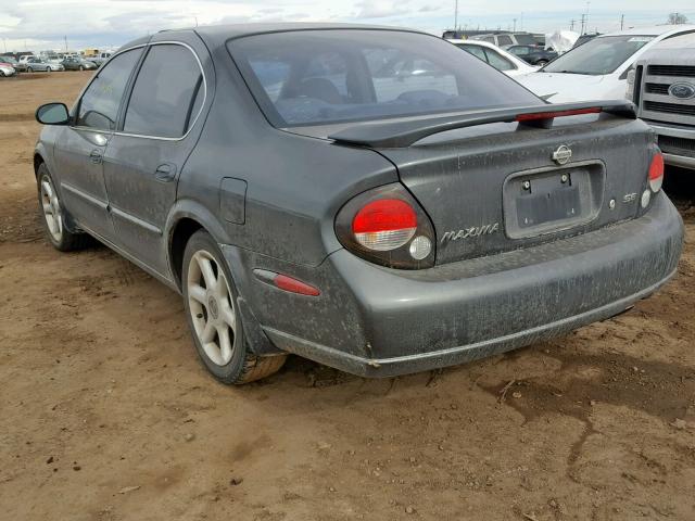 JN1CA31A21T103412 - 2001 NISSAN MAXIMA GXE GRAY photo 3