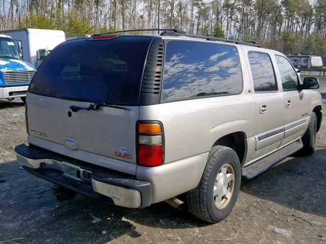 1GKFK16Z85J167986 - 2005 GMC YUKON XL K BEIGE photo 4