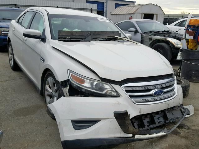 1FAHP2EW7BG160156 - 2011 FORD TAURUS SEL WHITE photo 1