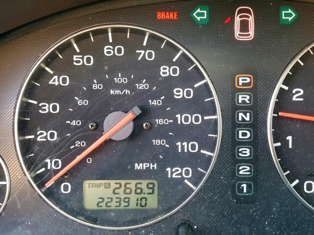 4S3BE635937217773 - 2003 SUBARU LEGACY L GREEN photo 8