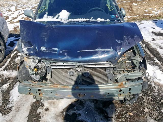 4S3BE635937217773 - 2003 SUBARU LEGACY L GREEN photo 9